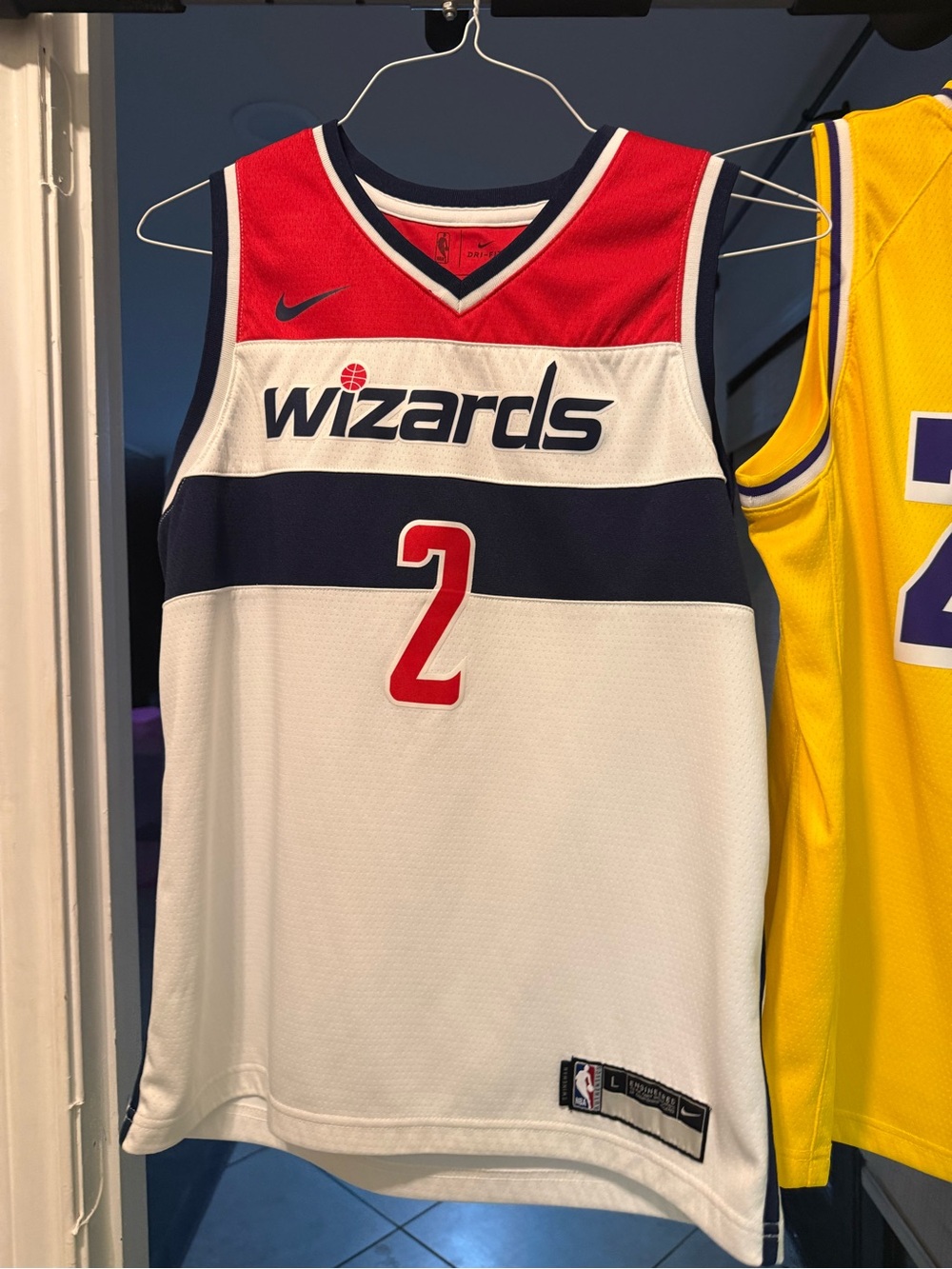Nike Wizards Red/Navy/White Basketball Jersey - #2